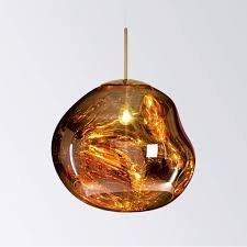 Whether you're looking for a low hanging chandelier, an intricately designed pendant lamp or a ceiling track of. Wyna Lava Glass Hanging Pendant Light Post Modern Beautiful Melt Mirror Ball Ceiling Lamp Irregular Shape Chandelier For Living Room Bedroom Restaurant Gold 30cm Buy Online In Colombia At Desertcart Co Productid 167200491