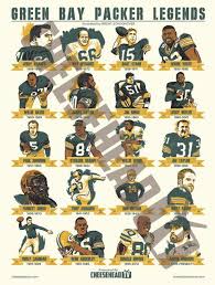 Cheesehead Tv Is Proud To Launch A Limited Edition Poster The Green Bay Packer Legends Green Bay Packers Wallpaper Green Bay Packers Logo Green Bay