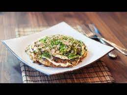 eng sub 大阪烧homemade okonomiyaki recipe okonomiyaki recipe recipes food