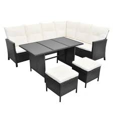 Garten Sofagarnitur Poly Rattan Outdoor Sofa Sets Lounge Mobel Mobel Sofa