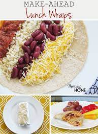 Make Ahead Lunch Wraps Freezing Instructions Included Recipe Yummy Lunches Food Recipes