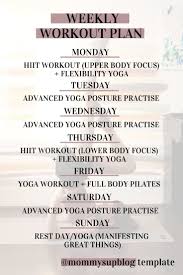Weekly Workout Plan For 2020 Start A Healthy Lifestyle Weekly Workout Plans Weekly Workout Workout Plan