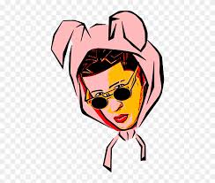Bad bunny png transparent image resolution: Bleed Area May Not Be Visible Dibujo De Bad Bunny Hd Png Download 528x700 6534089 Pngfind