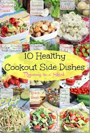 If the grill's already fired up, go ahead and cook the corn on the cob there too. Healthy Cookout Recipes Side Dishes