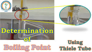 A sealed capillary, open end pointing down, is placed in the fusion tube. Boiling Point Determination Youtube