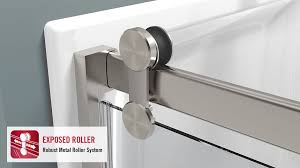 It is equipped with a support rod, a fixed plate. Delta Lyndall 60 X 58 3 4 In Frameless Contemporary Sliding Bathtub Door In Chrome With Clear Glass 810878 The Home Depot Shower Doors Sliding Shower Door Glass Shower Panels