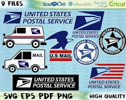Postal Logo Etsy Postal Service Logo Postal Cricut Projects Beginner