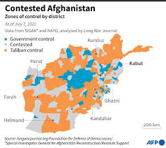 Map of afghanistan shows which districts are controlled by the taliban, contested or under government control. Taliban Launch Assault On Afghan Provincial Capital Qala I Naw