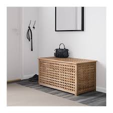 Hol Mesa De Almacenaje Acacia 98x50 Cm Ikea Table Storage Storage Bench With Baskets Ikea Storage