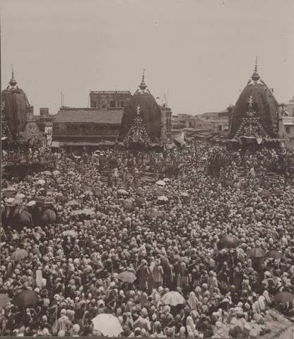 James Fergusson's 19th-century illustration of Puri, Odisha's Jagannath Rath Yatra festival