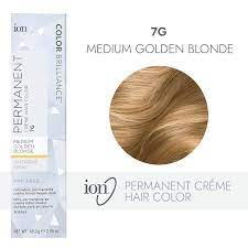 Natural medium golden blonde layers warm, golden tones and enhances natural highlights. Ion 7g Medium Golden Blonde Permanent Creme Hair Color By Color Brilliance Permanent Hair Color Sally Beauty