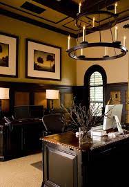 Luxury Office Decorating Ideas For Main Design Of Working Place Cool Mediterranean Office Decoratin Law Office Decor Office Interior Design Mediterranean Home