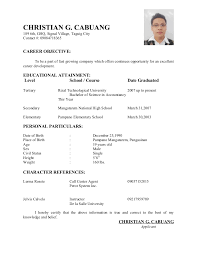 The brendon resume template, a simple resume format in word is yet another choice worthy of checking out. Simple Resume Sample Philippines June 2021
