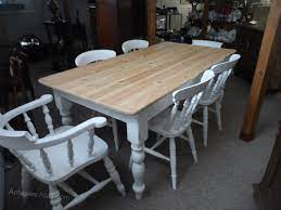 Maybe you would like to learn more about one of these? Antiques Atlas Shabby Chic Farmhouse Table And Six Chairs