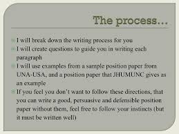 A position paper allows you to defend your stance on a specific debate topic, support your opinion using evidence, and propose solutions. Writing Your Position Paper For Jhumunc Or Any Other Conference Ppt Download