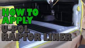 How To Paint A 4wd In Raptor Bed Liner Youtube