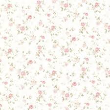 Shabby chic background with floral wreath. Shabby Chic Vintage Floral Wallpaper