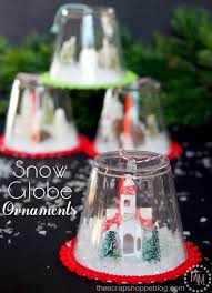 Diy Snow Globe Ornaments Kids Craft Xmas Crafts Christmas Crafts For Kids Snow Globe Crafts