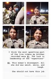 It is the second fatal shooting by a @lasdhq deputy in a week. Memo Torres On Twitter This Is Infuriating 1 A Latina Cop Smiling And Smirking At The Family On The Scene As The Family Demands Answers For This Murder 2 The Family
