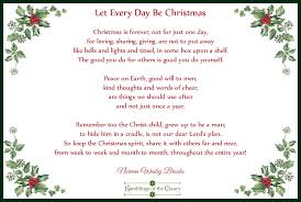 Let Every Day Be Christmas Christmas Poems A Christmas Story Ward Christmas Party