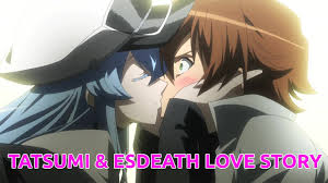 Akame Ga Kill Tatsumi Esdeath Love Story Part 1 Akame Ga Estilo Anime Akame Ga Kill