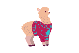 Download Llama With Ugly Christmas Sweater Svg Cut File By Creative Fabrica Crafts Creative Fabrica PSD Mockup Templates