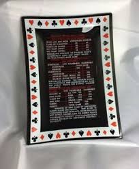 Check spelling or type a new query. Vintage Bridge Card Game Rules Glass Dish Collectible Hearts Diamonds Ebay