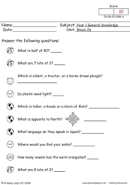 Gktoday's general knowledge (gk) questions is a repository of thousands of multiple choice gk questions on various static general studies subjects such as indian history, geography, economy, polity & constitution, banking, society, environment, sports, indian culture etc. Year 1 Printable Resources Free Worksheets For Kids Primaryleap Co Uk