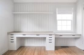 We own 2 ikea desks, both very different. Diy Desk Built In With Ikea Alex Desk Drawer Hack Hydrangea Treehouse