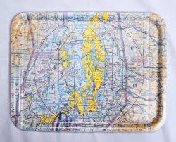 Tv Tray Seattle Aviation Chart By Trays4us On Etsy 34 90