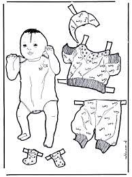 I remember spending hours cutting them out and fitting the clothes perfectly. Baby Dress Up Paper Dolls