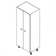 Shop our wide range of kitchen cabinets at warehouse prices from quality brands. Buy Rebon Kitchen Pantry Cabinet 2 Door 800mm White Painted Flat Pack