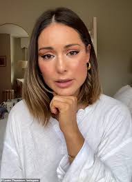 Louise Thompson breaks her silence after two-week hospital stint and  reveals she rushed home from Antigua after 'losing a cup full of blood  every 20 minutes' in shocking health update
