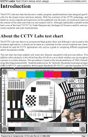Cctv Labs Test Chart Pdf Free Download