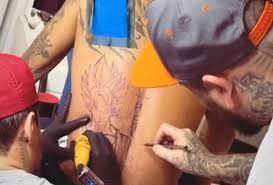 See more ideas about dragon ball, dragon ball tattoo, dragon. Check Out Neymar S Bold Dragon Ball Z Back Tattoo