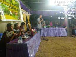 Membentuk dan mengukuhkan kelompok tani ternak marga jaya dusun kewunen desa sikayu kecamatan Bhabinkamtibmas Hadir Dalam Pengukuhan Kelompok Tani Polda Gorontalo