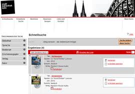 Online Katalog Und Konto Stadt Koln