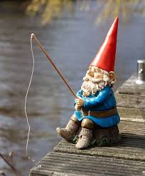 Rien Poortvliet Gartenzwerg Mit Angel Gnome Garden Gnomes Fishing Gnome