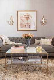This inchyra blue living room is a masterclass in creating flow. Lady Lair Reveal Gold Living Room Living Room Scandinavian Feminine Living Room