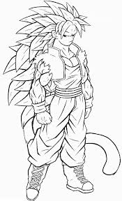 Dragon ball z goku super saiyan 5 coloring pages are a fun way for kids of all ages to develop creativity focus motor skills and color recognition. Goku Coloring Pages Free Printable Of The Main Character Dragon Ball Z