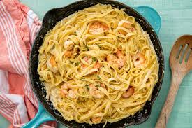This Prawn Fettuccine Alfredo Is A Weeknight Crowd Pleaser Recipe In 2020 Pasta Recipes Alfredo Shrimp Alfredo Pasta Recipes Fettuccine Alfredo Recipes