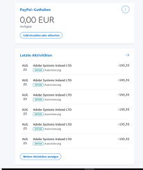 Das geld habe ich aber bis heute nicht zurück bekommen, obwohl lt. Paypal Zahlung Stornieren