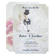 Vintage Lace Dapper Couple Wedding Invitations Zazzle Com Vintage Wedding Invitations Lace Couple Wedding Invitation Wedding Invitations Diy Vintage