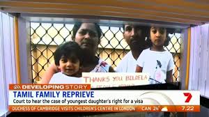 Priya and nades were settled in biloela after fleeing torture and suffering in sri lanka. Un Asks Australia To Release Tamil Family From Christmas Island As They Fight Deportation 7news Com Au