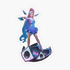 Kda All Out Seraphine Sticker By Keepitsymple In 2020 League Of Legends Stickers Fan Art