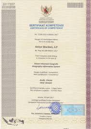 Melaksanakan keprofesian di kompetensi keahlian akuntansi dan keuangan lembaga 7.2.2. Sertifikasi Nuansa Gis Konsultan