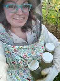 It's fall soon, which means the wasps are hungry and the drones are getting  kicked out. So, behold, nature.