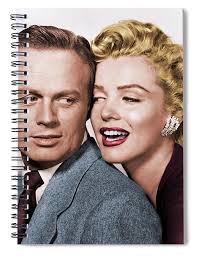 Richard Widmark and Marilyn Monroe