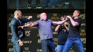 Nate diaz 2 press conference. Conor Mcgregor Vs Nate Diaz Ufc 196 Press Conference Gets Violent As Mcgregor Hits Out Metro News