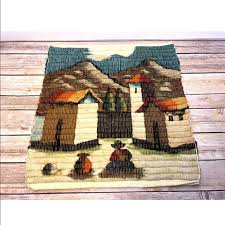 This rod set will look perfect in bedrooms, living rooms, dining rooms and the office. Wall Decor Peruvian Peru Wool Tapestry Hand Woven Wall Art Poshmark